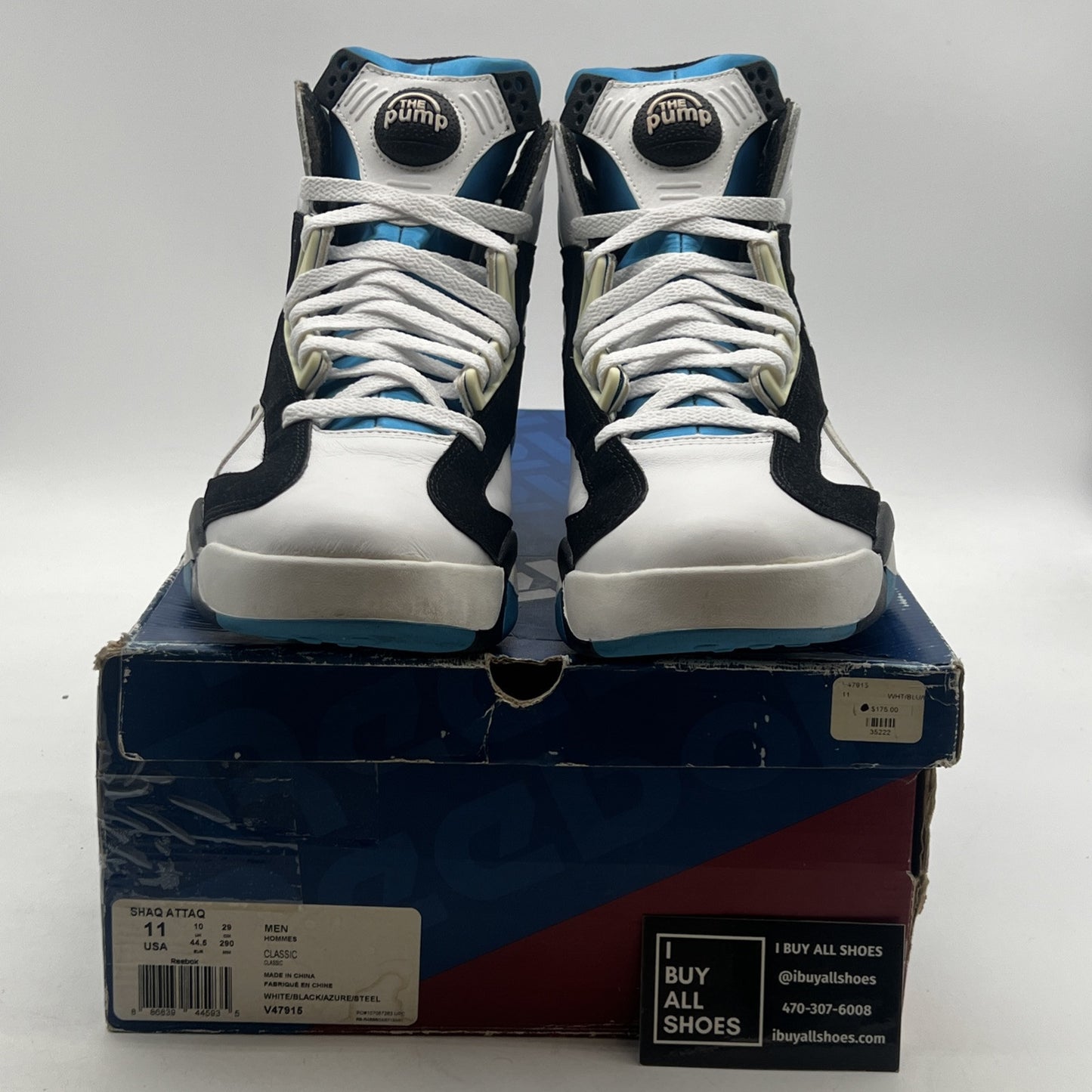 Size 11 - Reebok Shaq Attaq 2013 Orlando Magic (V47915)