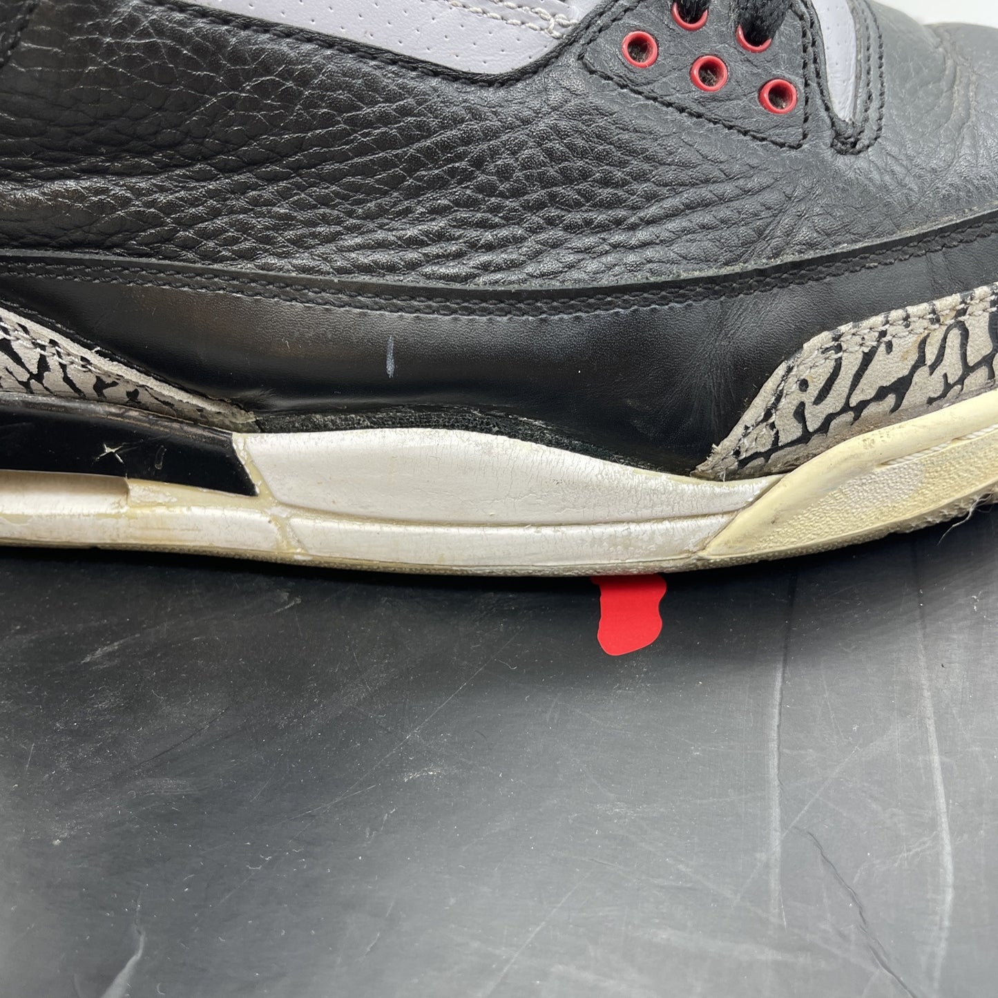 Size 11 - Jordan 3 Retro release 2011 Black Grey Suede (136064-010)