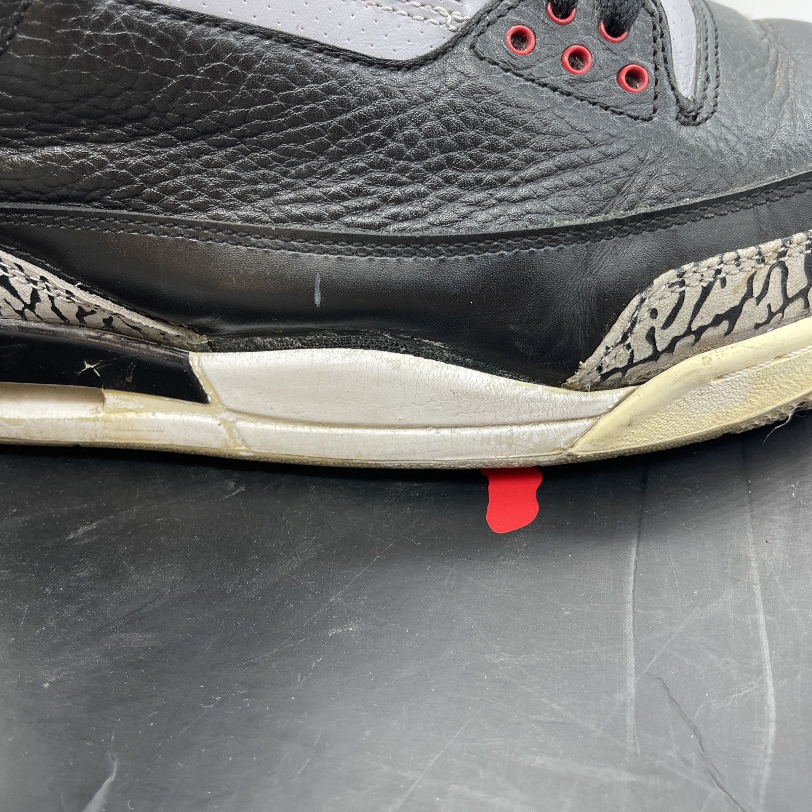 Size 11 - Jordan 3 Retro release 2011 Black Grey Suede (136064-010)