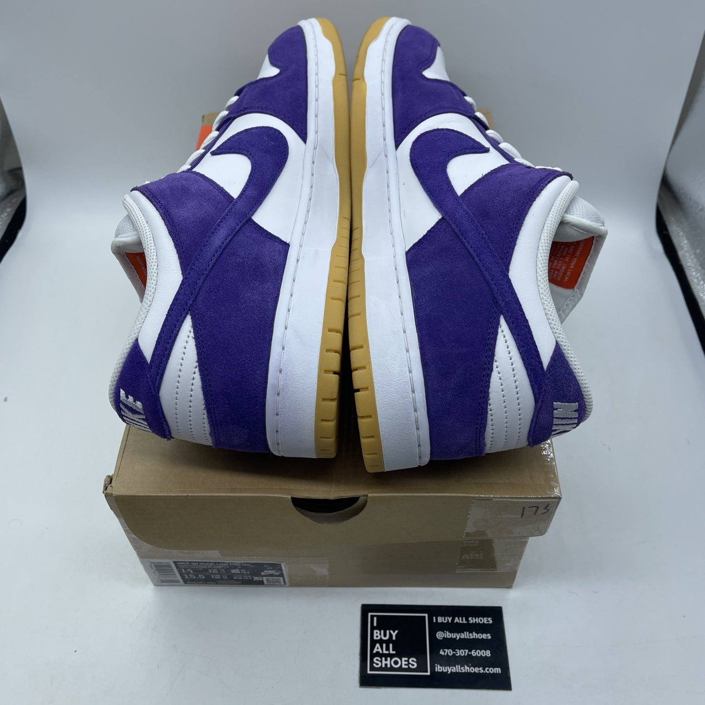 Size 14 - Nike SB Dunk Low Pro ISO Orange Label Court Purple (DV5464-500)