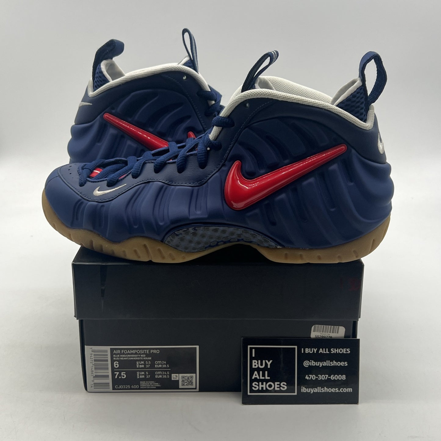 Size 6 - Nike Air Foamposite Pro USA (CJ0325-400)