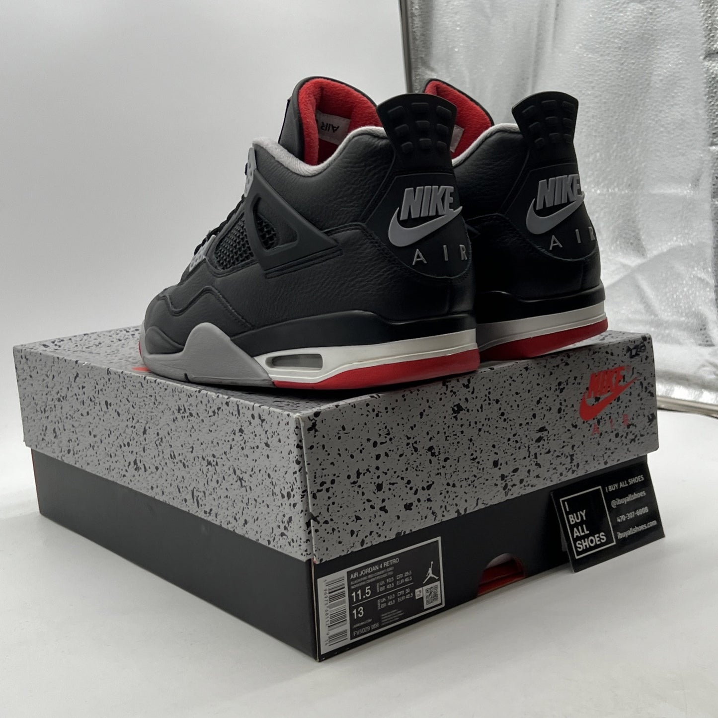 Size 11.5 - Air Jordan 4 Retro OG Mid Bred 2019 (FV5029-006)