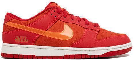 Size 12 - Nike Dunk Low ATL Red White Orange Suede (FD0724-657)