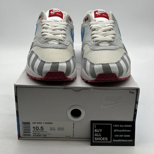 Size 10.5 - Nike Parra x Air Max 1 White (AT3057-100)
