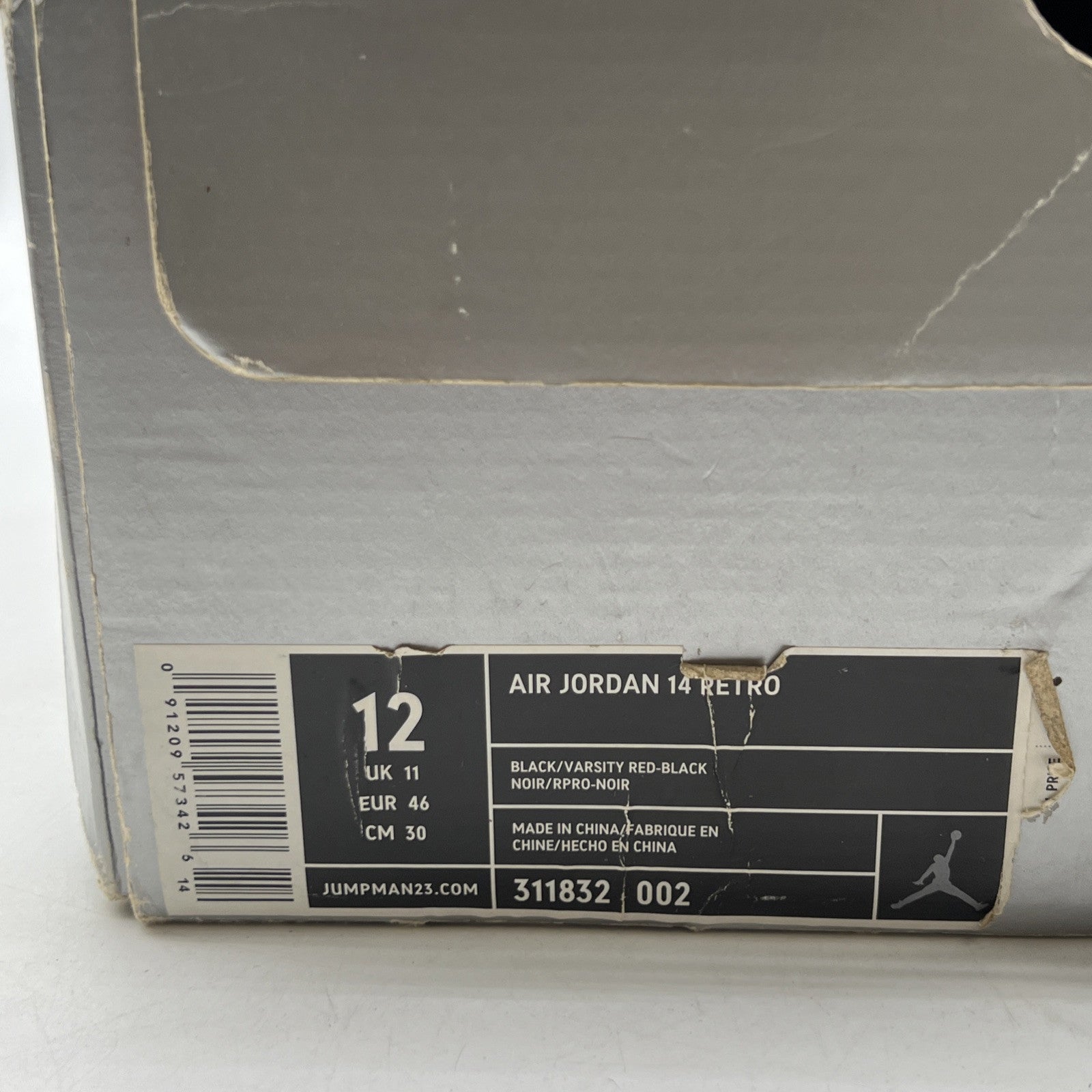 Size 12 - Air Jordan 14 Retro 2005 Last Shot (311832-002)