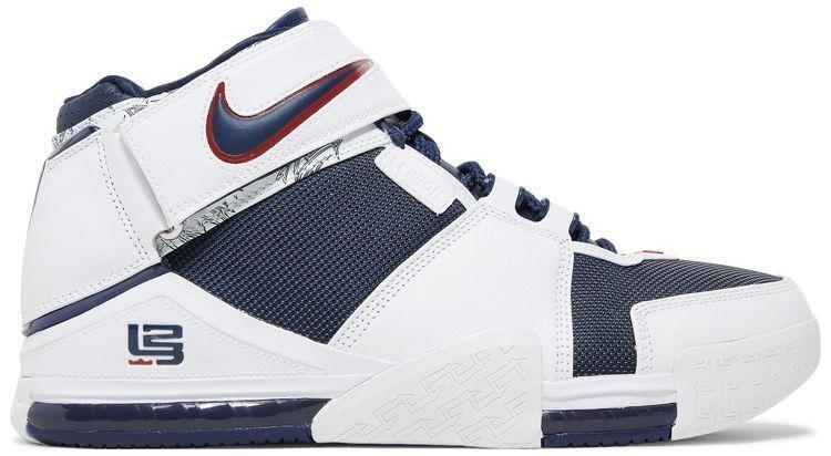 Size 13 - Nike Zoom LeBron 2 Retro 2022 USA (DR0826-100)