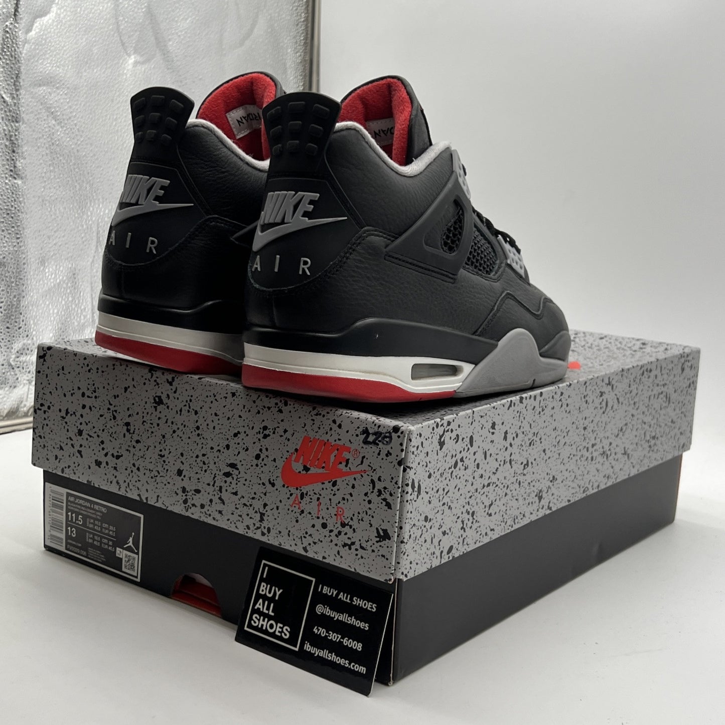 Size 11.5 - Air Jordan 4 Retro OG Mid Bred 2019 (FV5029-006)