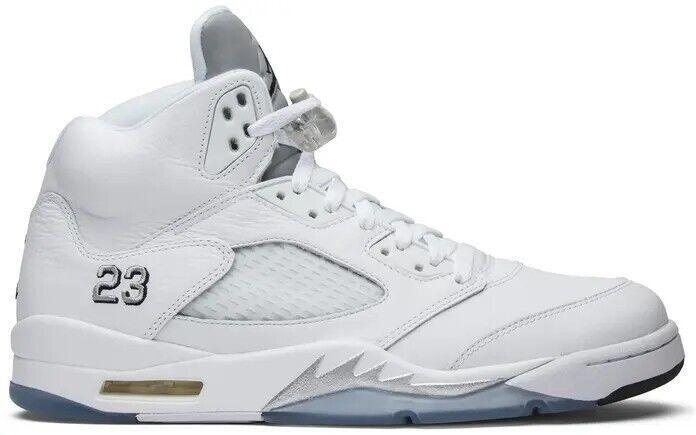 Size 14 - Air Jordan 5 Retro 2015 White Metallic (136027-130)