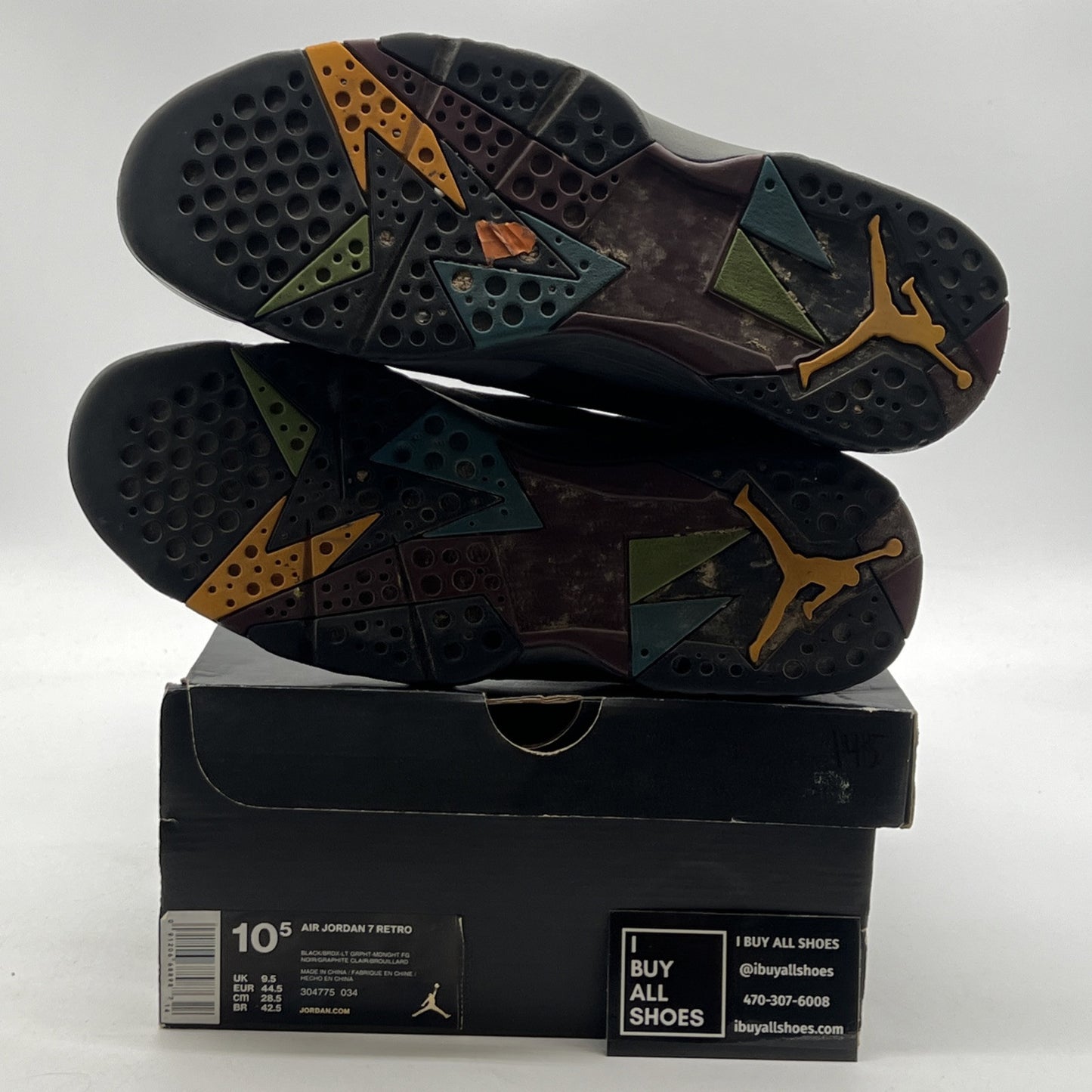 Size 10.5 - Air Jordan 7 Retro Bordeaux 2015 (304775-034)