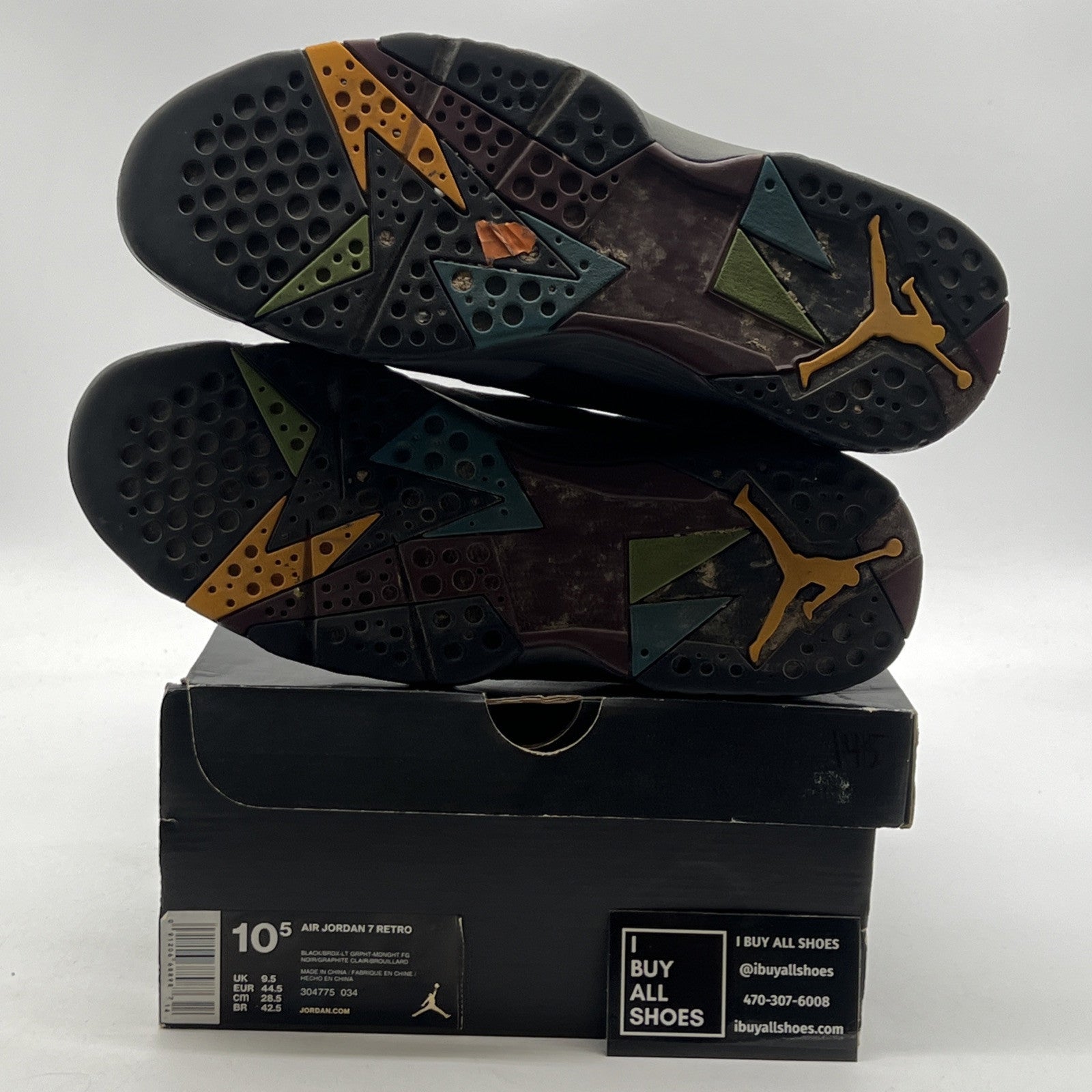 Size 10.5 - Air Jordan 7 Retro Bordeaux 2015 (304775-034)