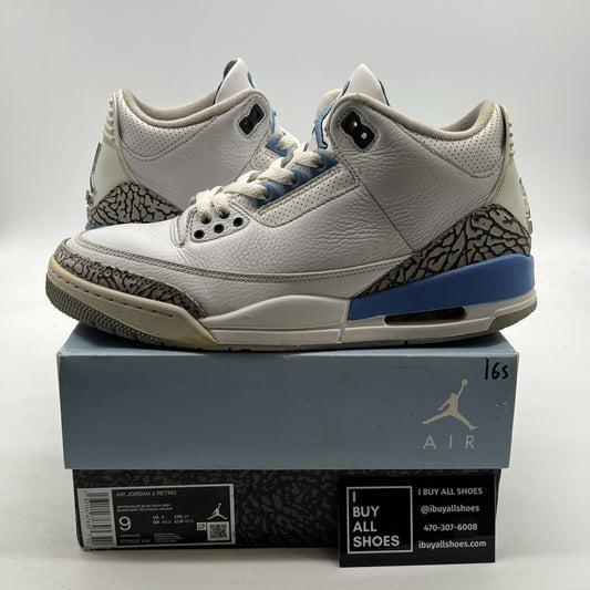 Size 9 - Air Jordan 3 Retro Mid UNC (CT8532-104)