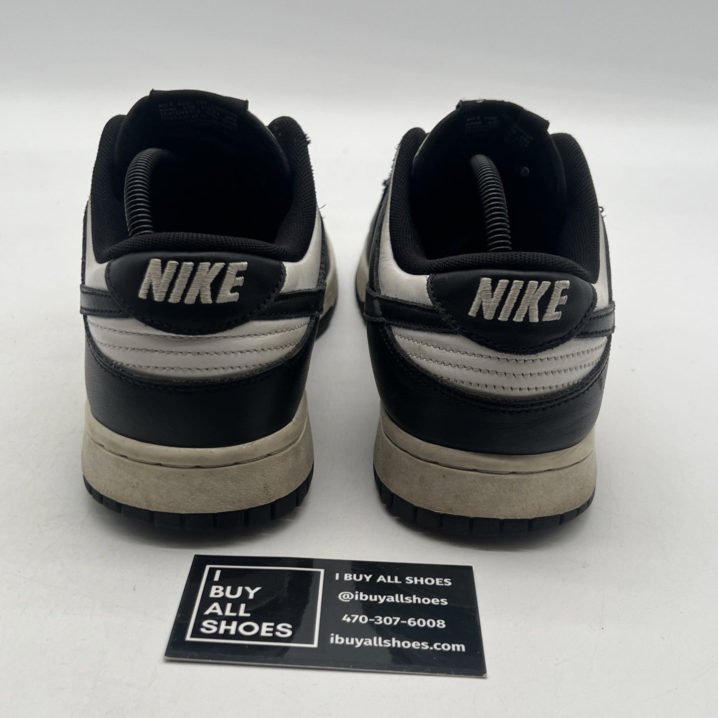 Size 10 - Nike Dunk Low Black White (DD1391-100)