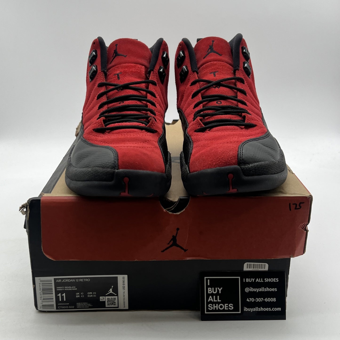Size 11 - Air Jordan 12 Retro Reverse Flu Game 2020 (CT8013-602)