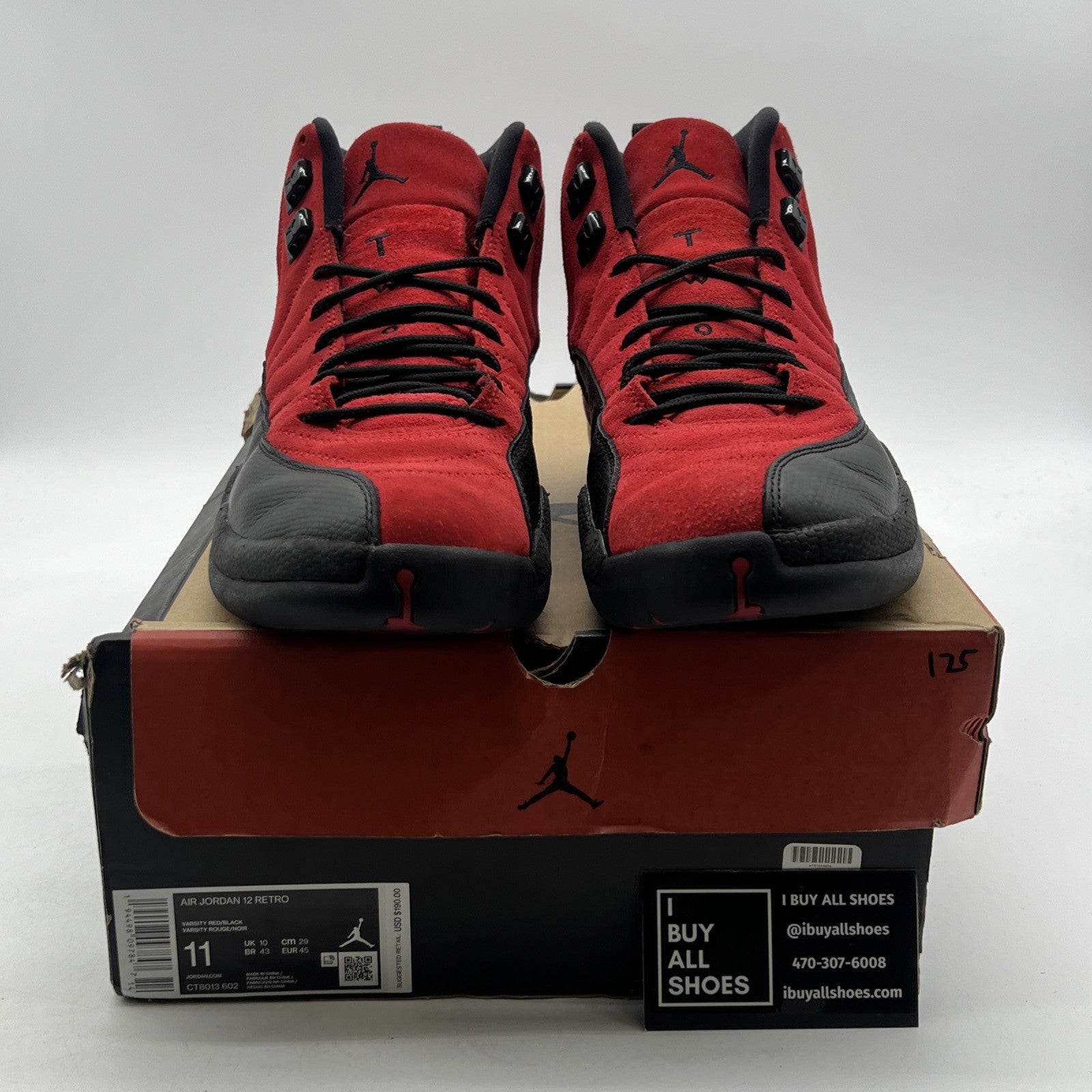 Size 11 - Air Jordan 12 Retro Reverse Flu Game 2020 (CT8013-602)