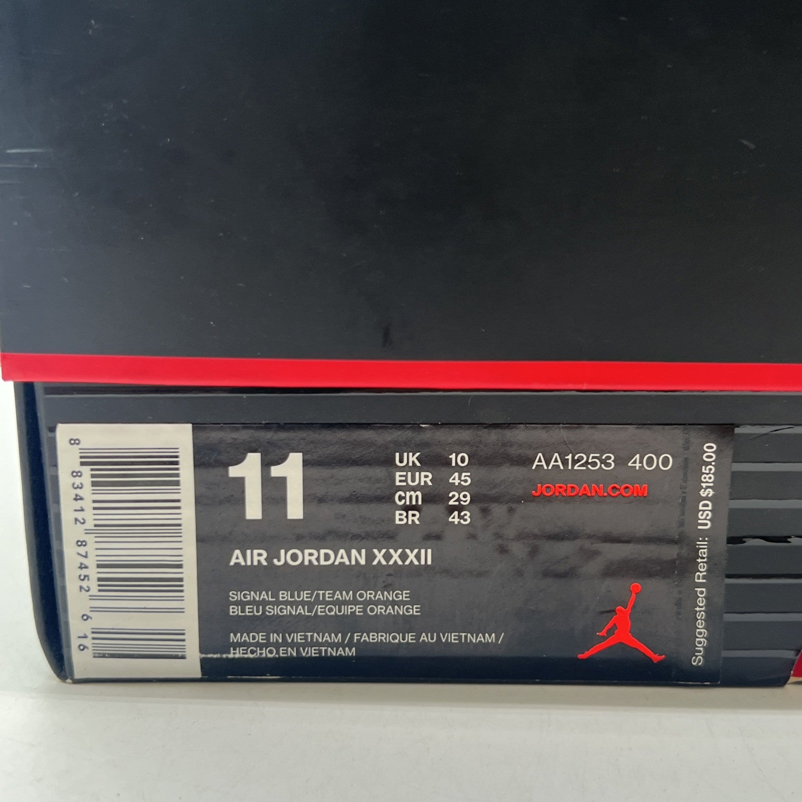 Size 11 - Air Jordan 32 Russell Westbrook (AA1253-400)