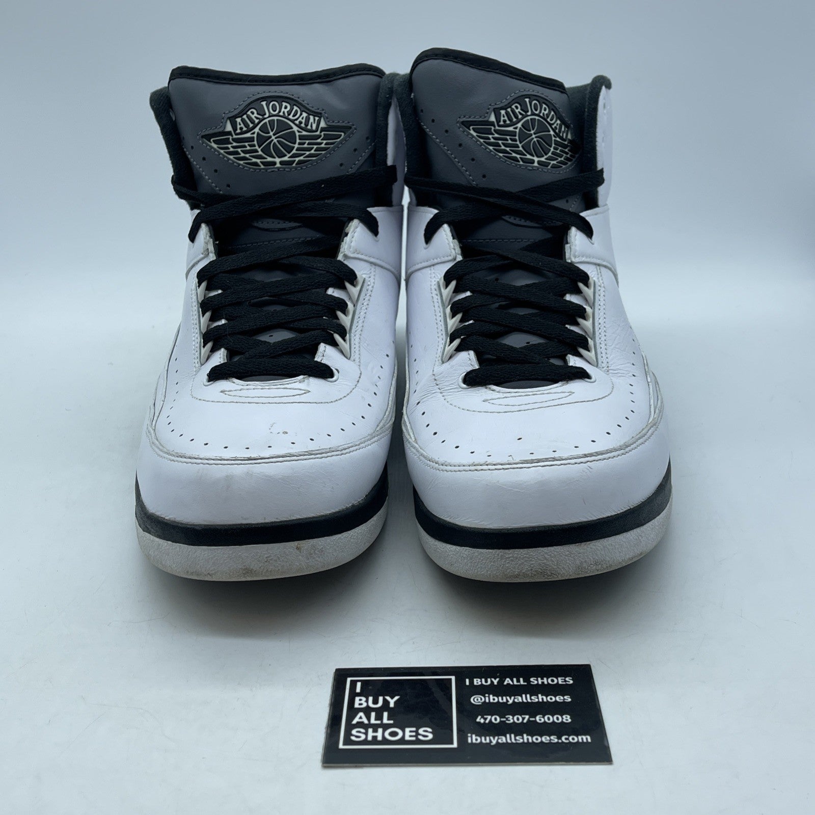Size 13 - Air Jordan 2 Retro Wing It Black White Leather (834272-103)