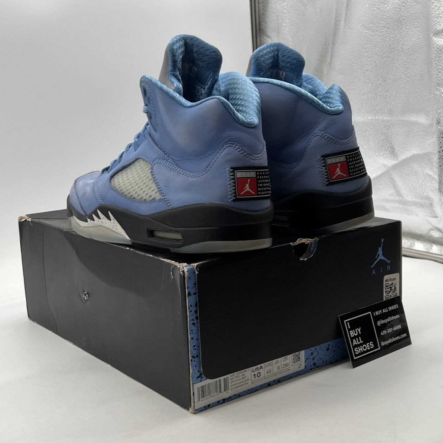 Size 10 - Air Jordan 5 Retro SE Mid UNC (DV1310-401)