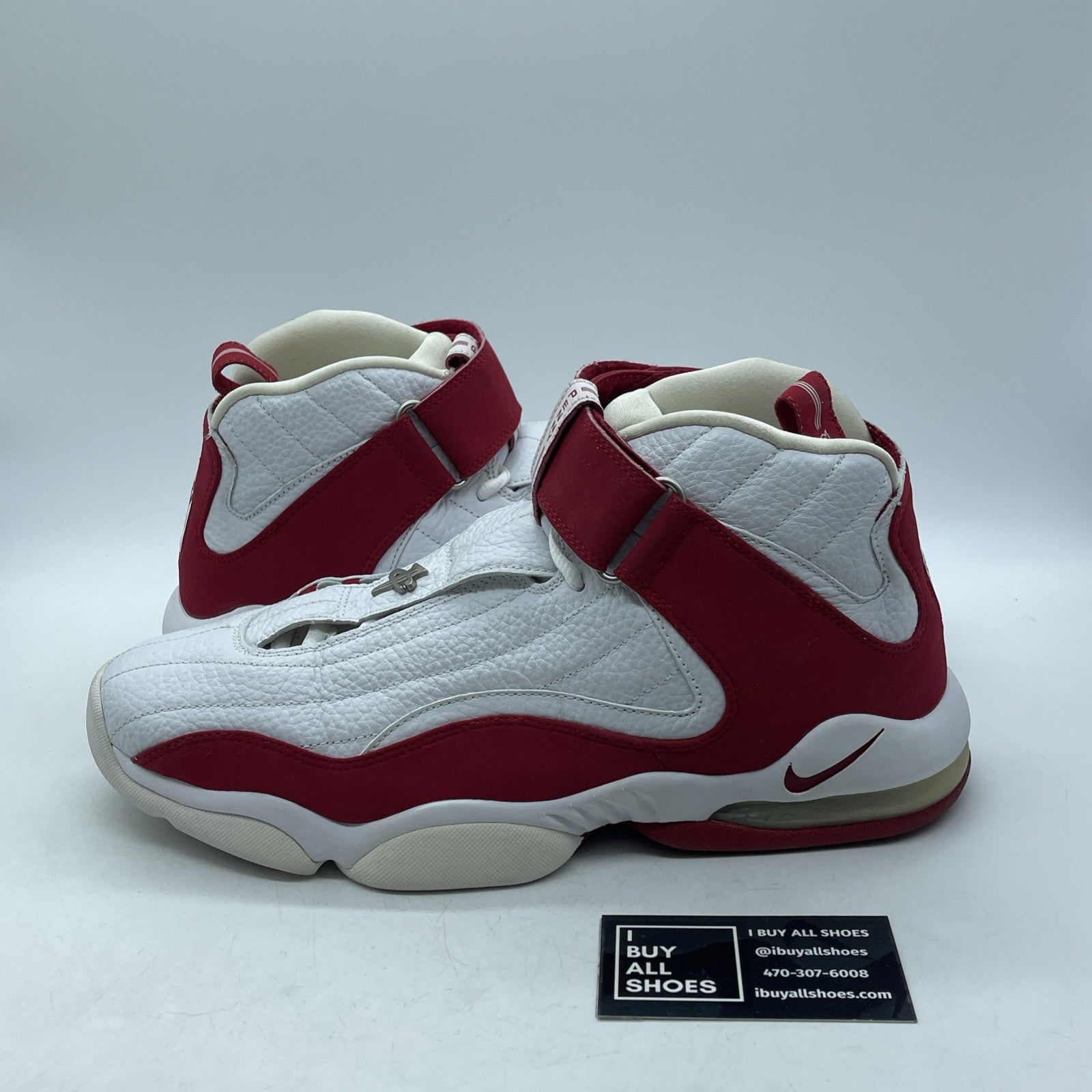 Size 11 - 2005 Vintage Nike Air Max Penny IV Hardaway white red (CV7562-300)