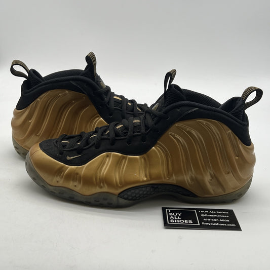 Size 10.5 - Nike Air Foamposite One Metallic Gold (314996-700)