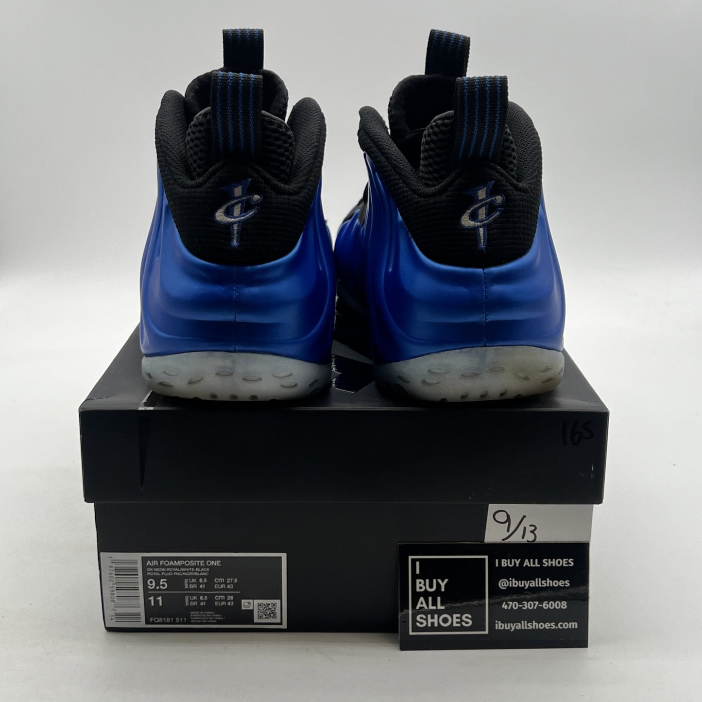 Size 9.5 - Nike Air Foamposite One 2024 Royal (FQ8181-511)