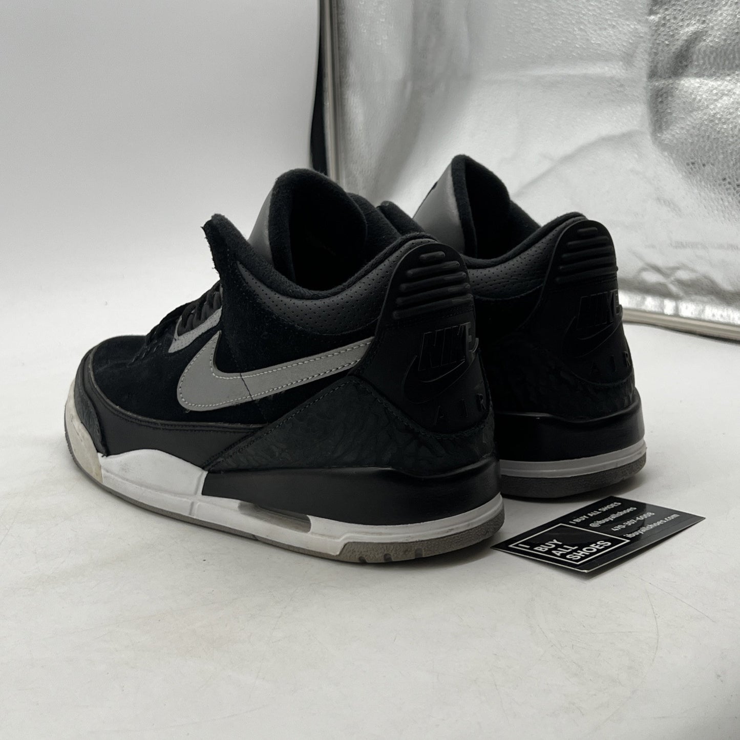 Size 11.5 - Air Jordan 3 Retro Tinker SP Black Cement 2019 (CK4348-007)