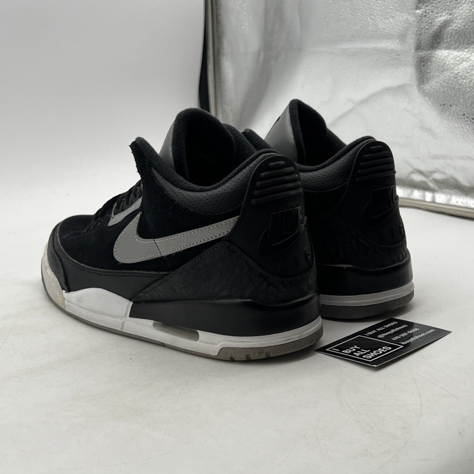 Size 11.5 - Air Jordan 3 Retro Tinker SP Black Cement 2019 (CK4348-007)