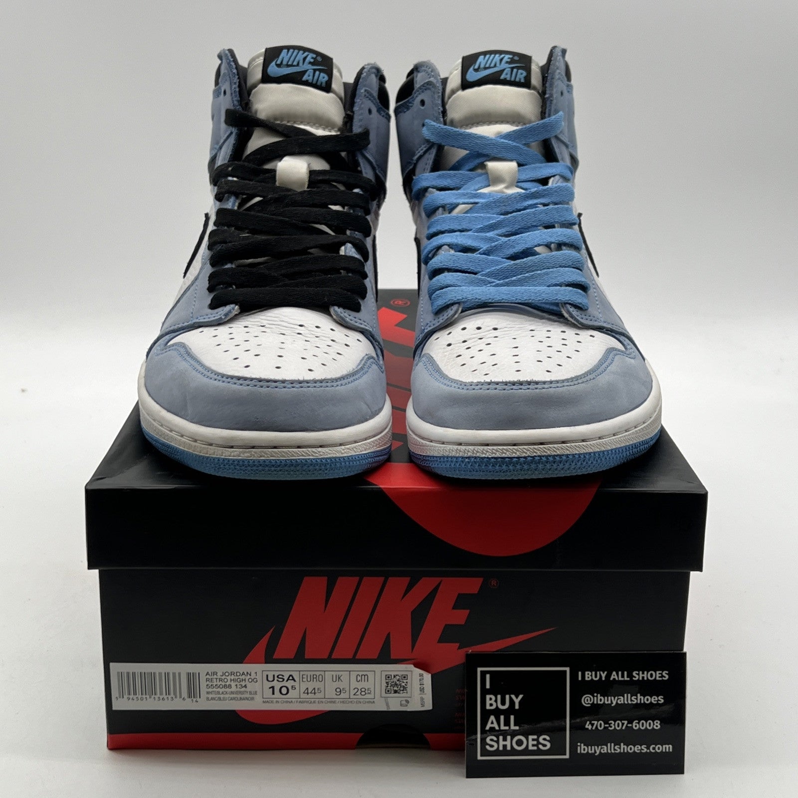 Size 10.5 - Air Jordan 1 Retro OG High University Blue (555088-134)