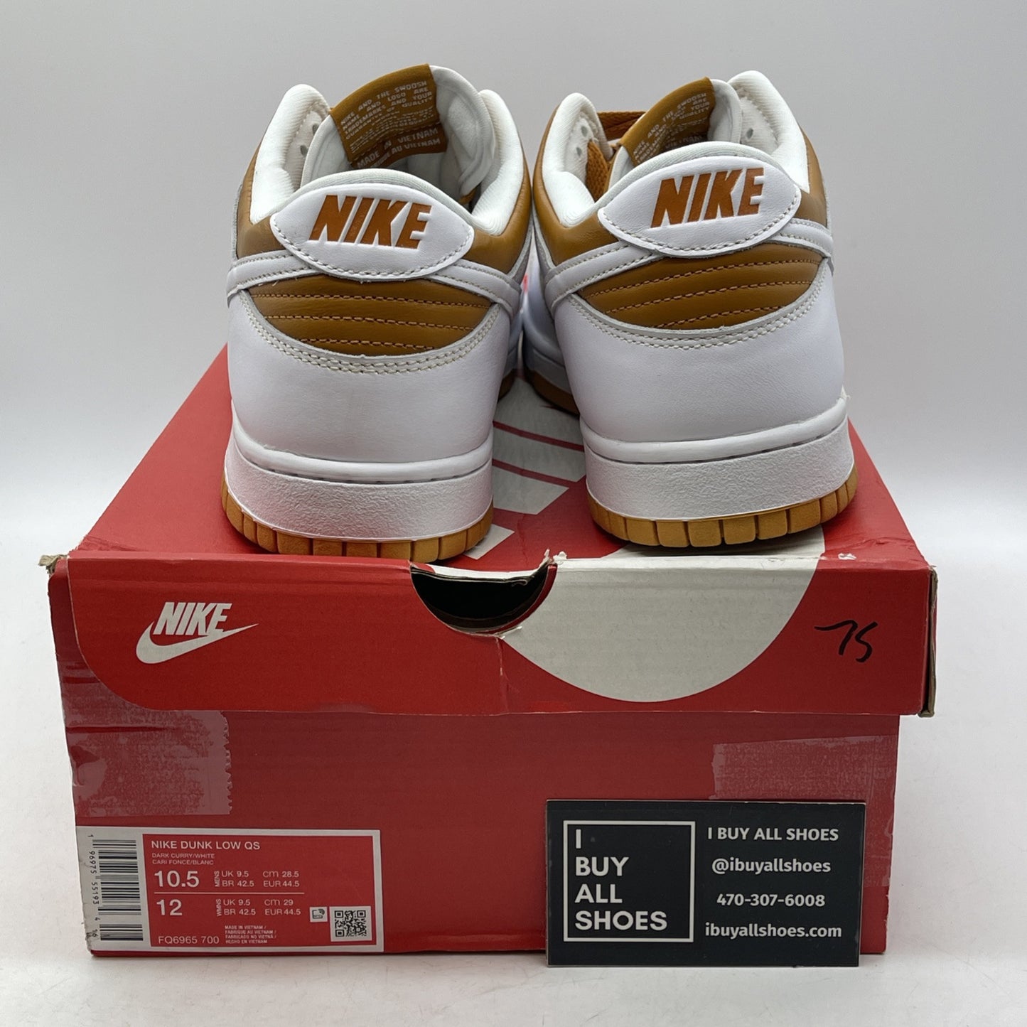 Size 10.5 - Nike Dunk CO.JP 2024 Low Reverse Curry Brown Leather (FQ6965-700)