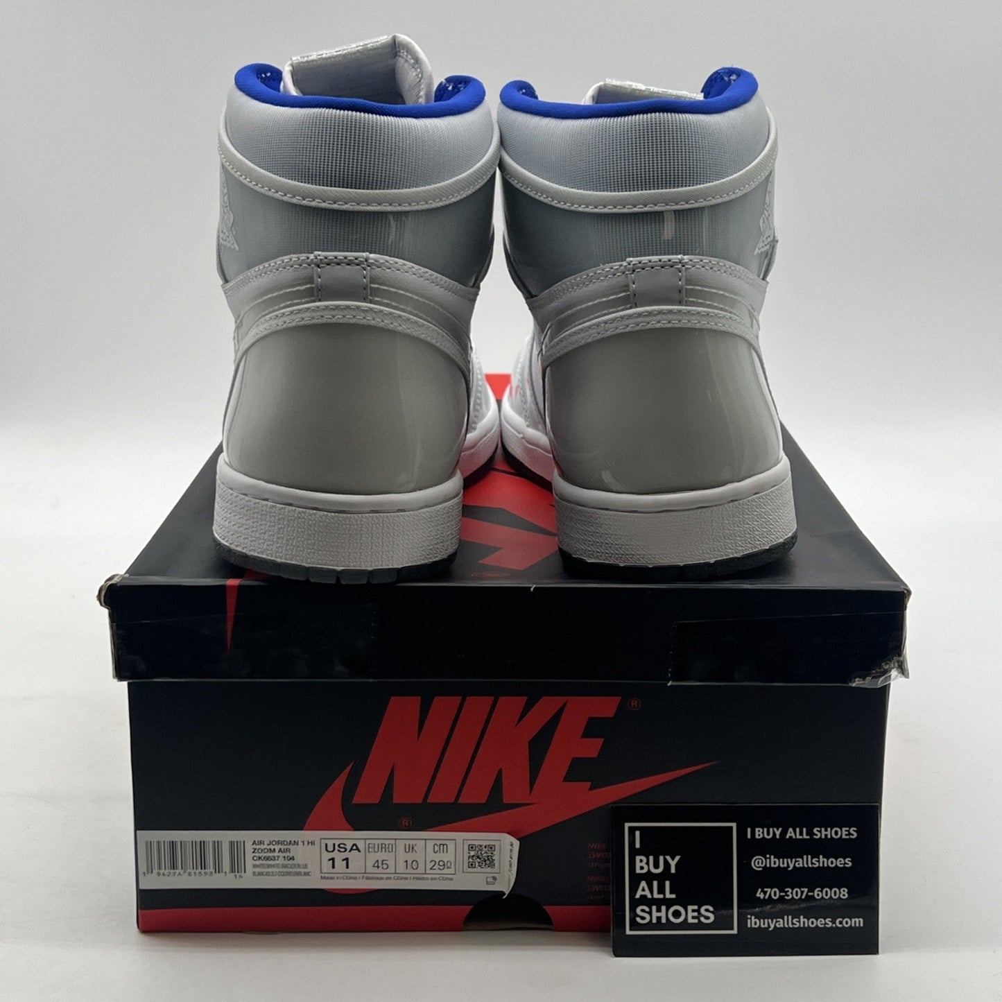 Size 11 - Air Jordan 1 Zoom High Racer Blue (CK6637-104)