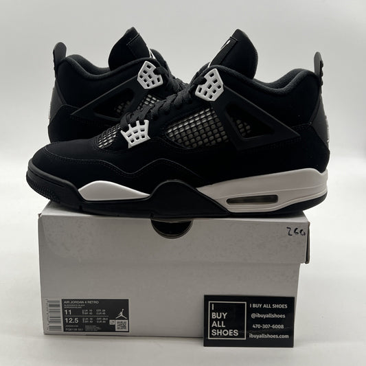 Size 11 - Air Jordan 4 Retro White Thunder (FQ8138-001)