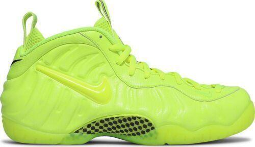 Size 11 - Nike Air Foamposite Pro Volt 2014 Black Leather Suede (624041-700)
