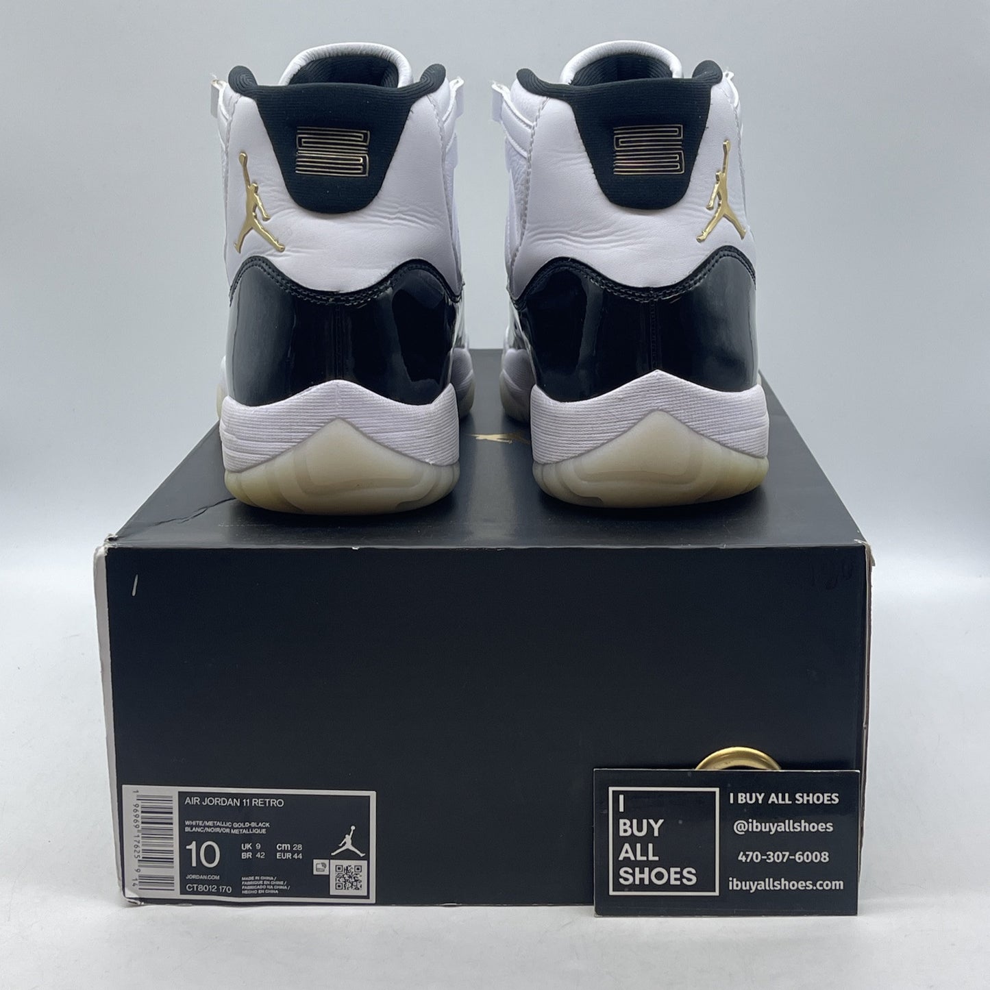Size 10 - Jordan 11 Retro Mid Gratitude / Defining Moments black White Leather