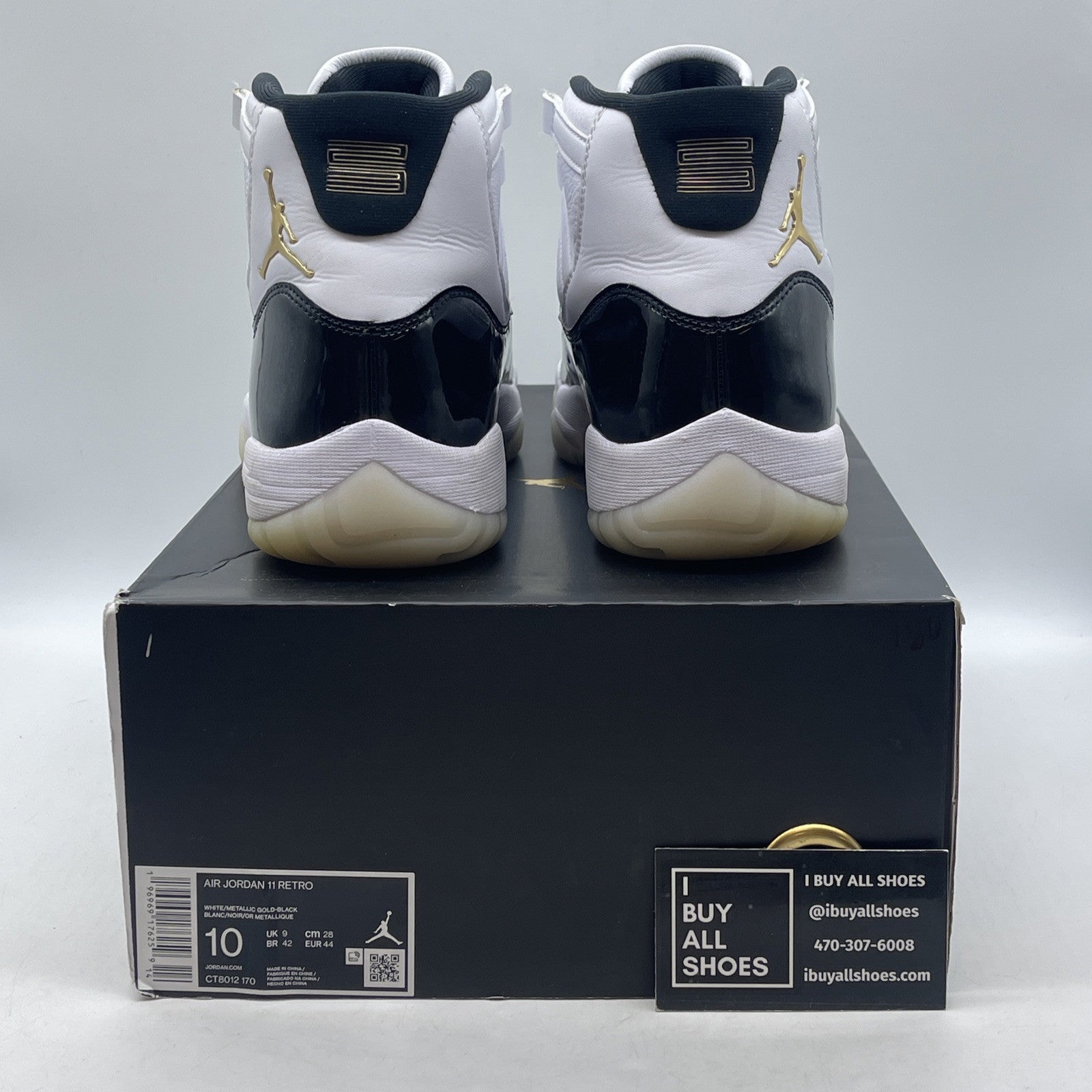 Size 10 - Jordan 11 Retro Mid Gratitude / Defining Moments black White Leather
