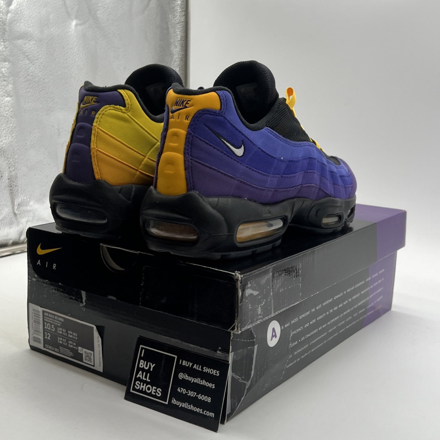 Size 10.5 - Nike LeBron James x Air Max 95 NRG Home Team (CZ3624-001)