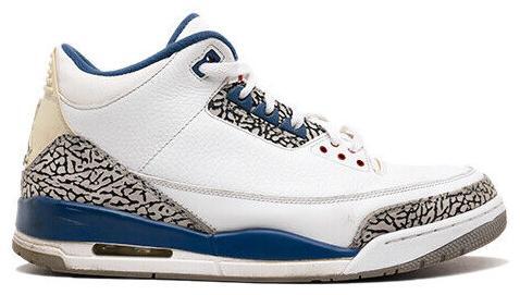 Size 10.5 - Air Jordan 3 Retro 2001 True Blue (136064-141)