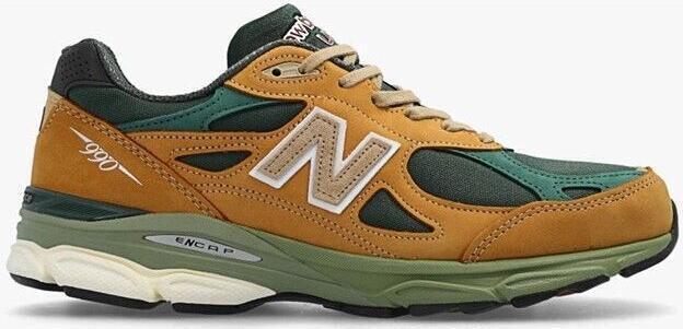 Size 8 - New Balance Teddy Santis x 990v3 Made in USA Tan Green (M990WG3)