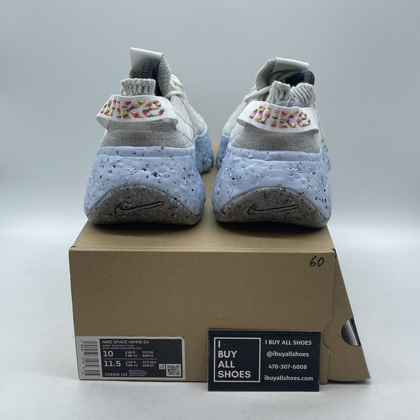 Size 10 - Nike Space Hippie 04 Be True Grey White Suede (CZ6398-102)
