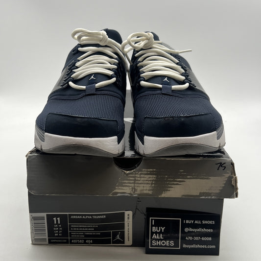 Size 11 - Jordan Alpha Trunner Obsidian (407582-404)