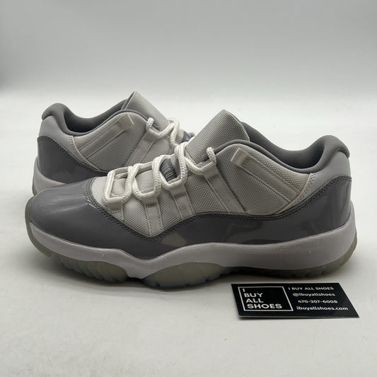 Size 8.5 - Air Jordan 11 Retro Low Cement Grey (AV2187-140)