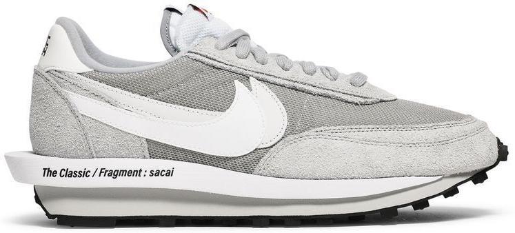 Size 9 - Nike LDV Waffle x Fragment Design x Sacai Gray Suede (DH2684-001)
