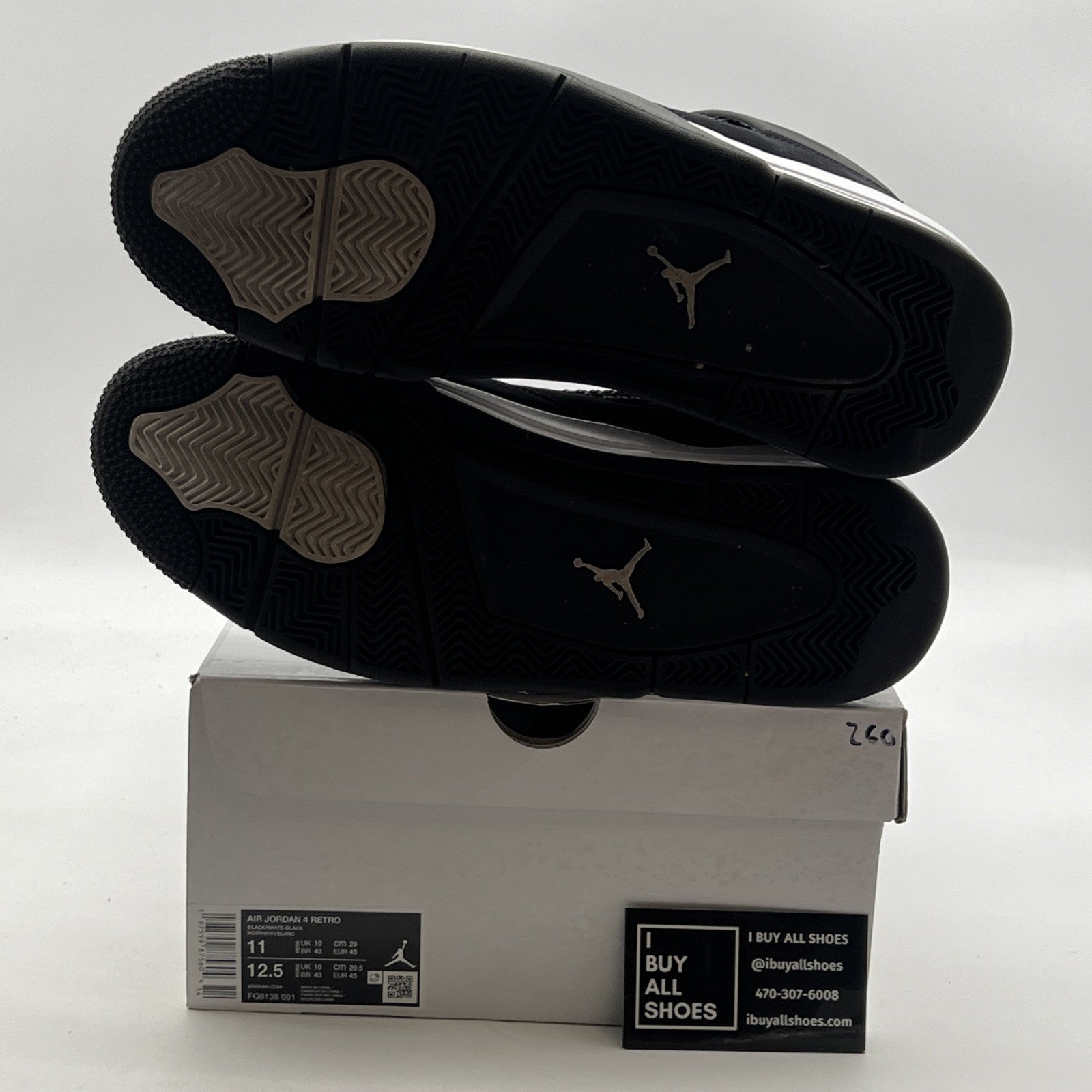 Size 11 - Air Jordan 4 Retro White Thunder (FQ8138-001)