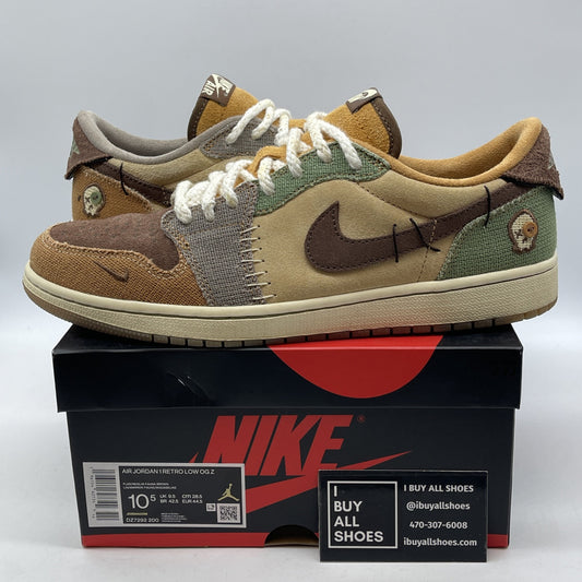 Size 10.5 - Jordan 1 Retro OG x Zion Williamson Low Voodoo Suede (DZ7292-200)