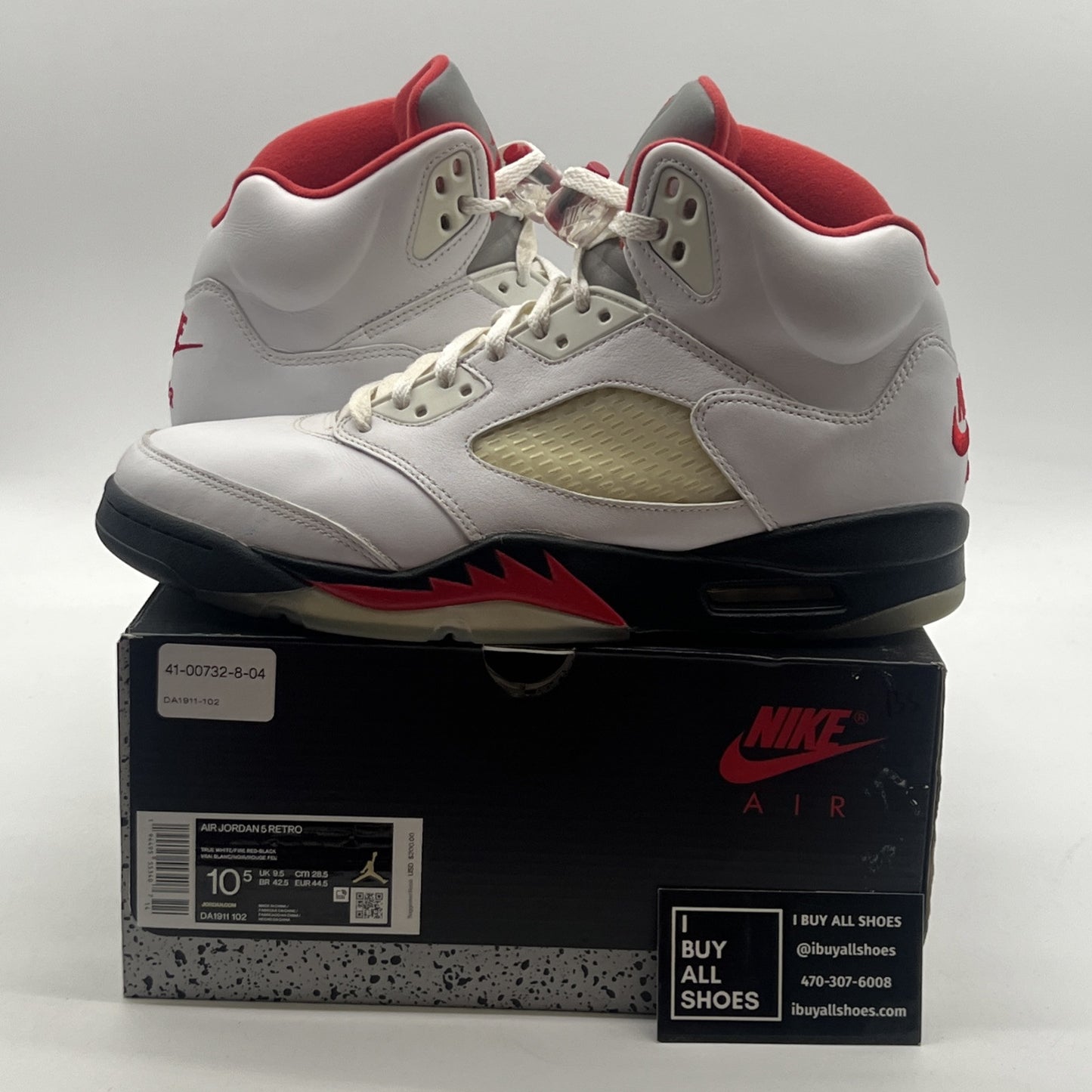 Size 10.5 - Air Jordan 5 Retro Mid Fire Red (DA1911-102)