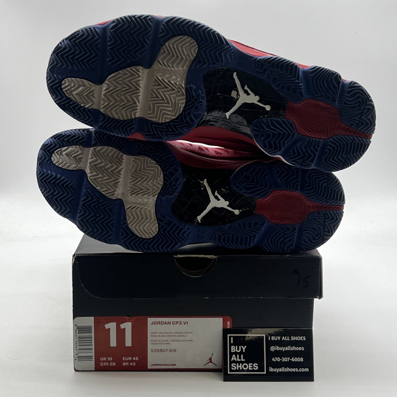 Size 11 - Jordan CP3.VI Sport Red (535807-616)