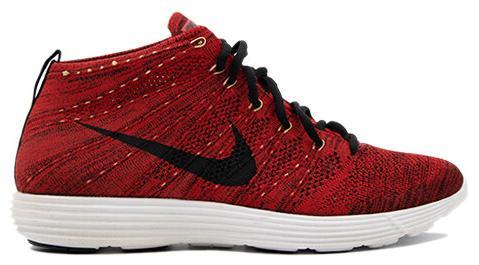 Size 10.5 - Nike Lunar Flyknit Chukka University Red (554969-671)