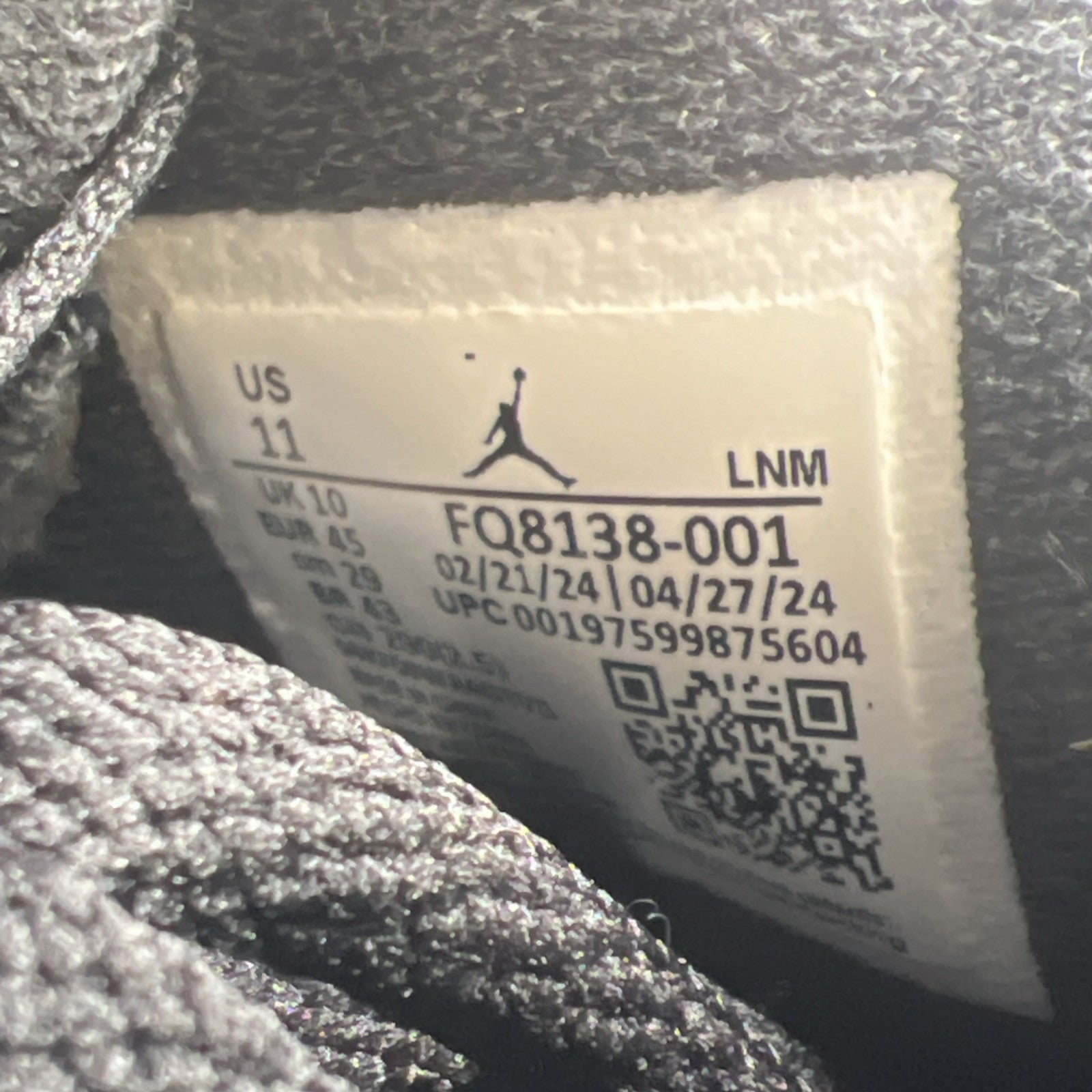 Size 11 - Air Jordan 4 Retro White Thunder (FQ8138-001)