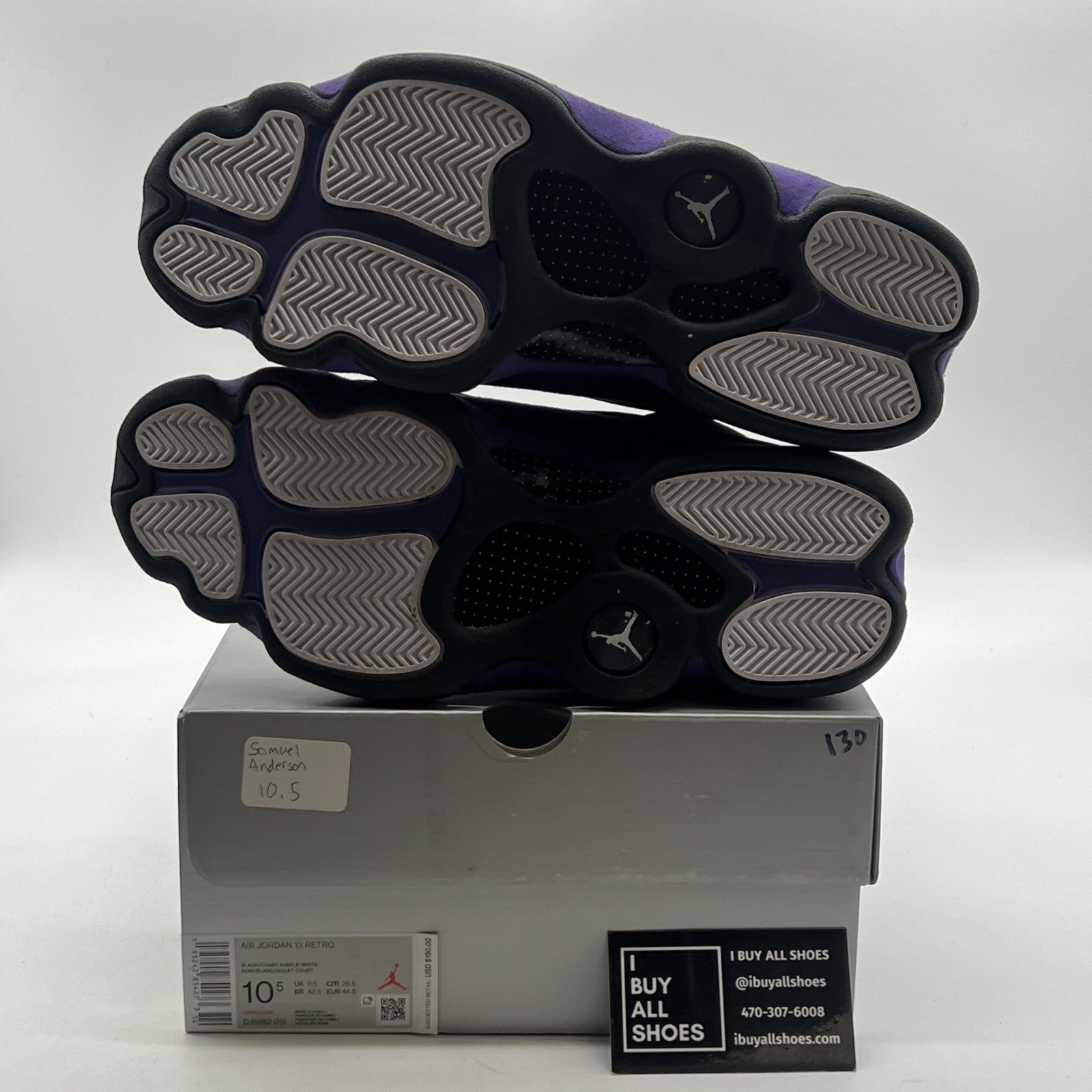 Size 10.5 - Air Jordan 13 Retro Court Purple (DJ5982-015)