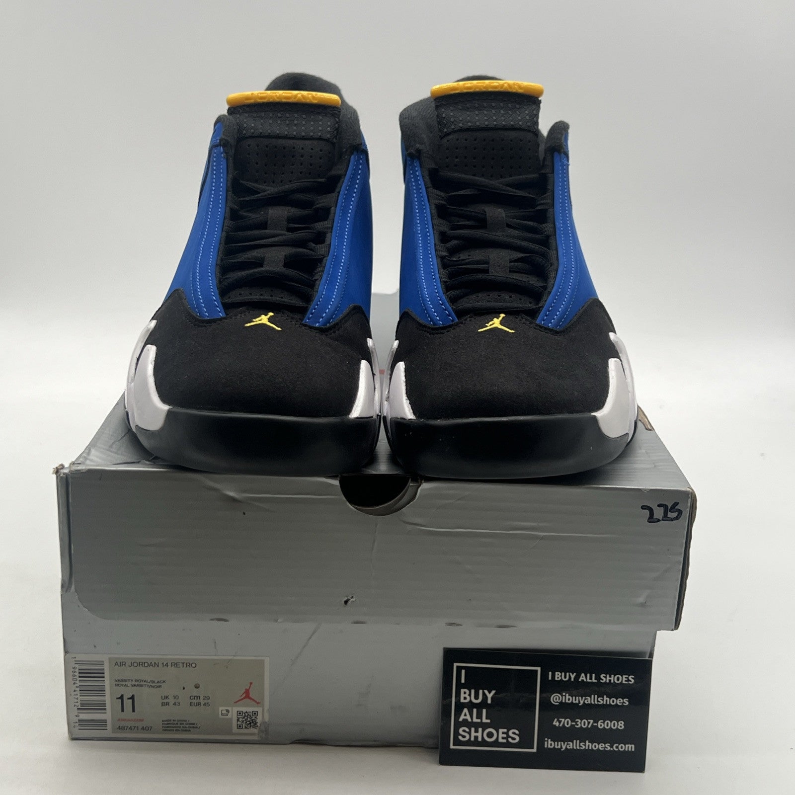 Size 11 - Air Jordan 14 Retro Laney (487471-407)