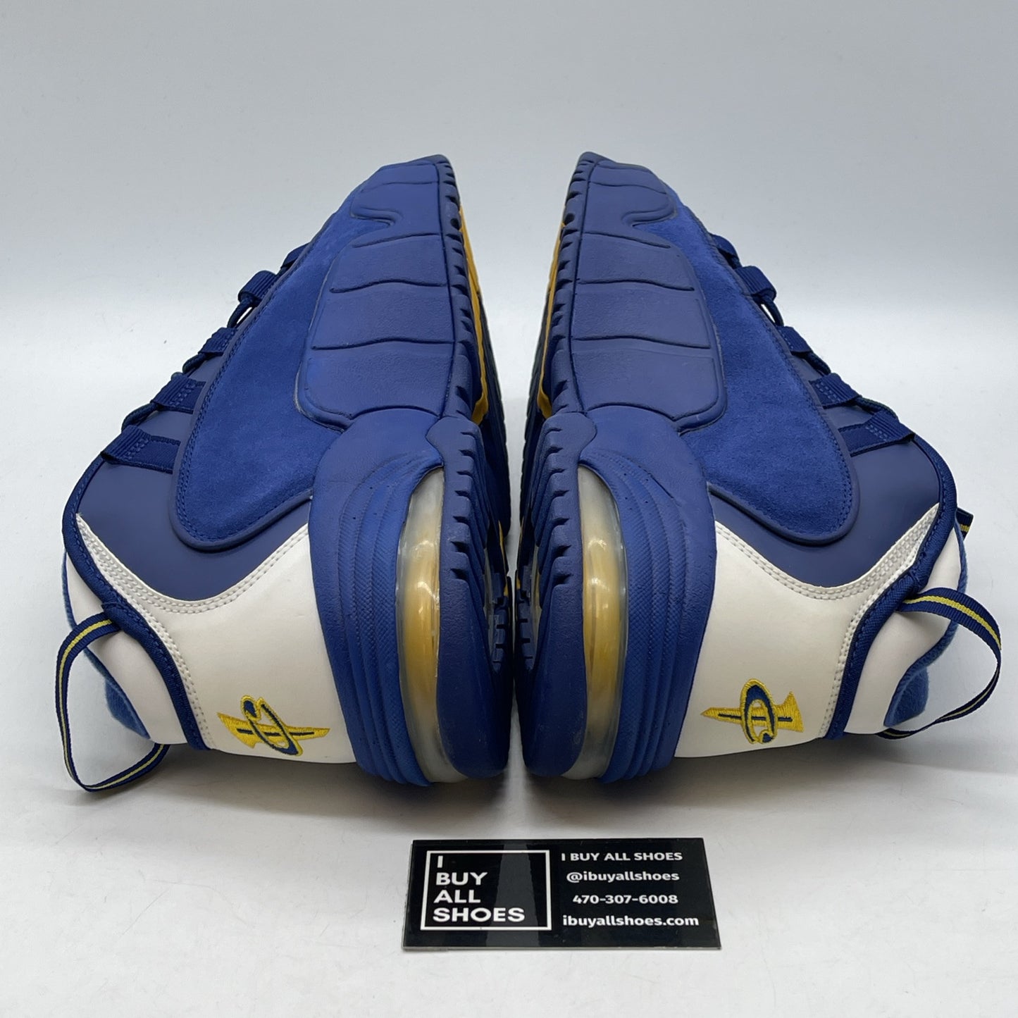 Size 11.5 - Nike Air Max Penny 1 Warriors Blue White Suede (685153-401)