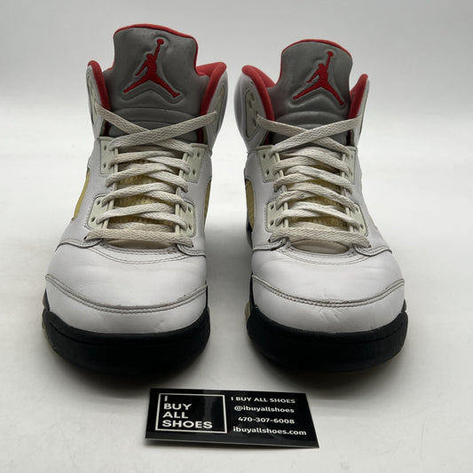 Size 10 - Air Jordan 5 Retro Mid Fire Red (136027-130)